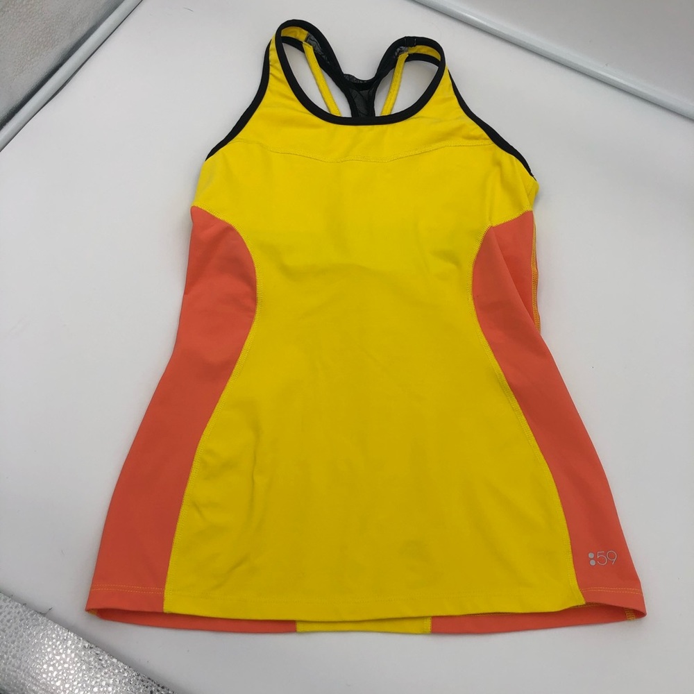 Splits59 Racer Back Tank Top With Bra Shelf